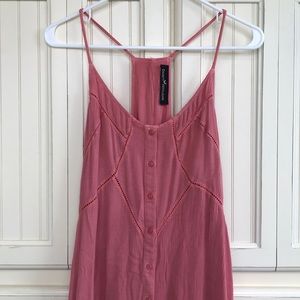 Dainty Hooligan Pink Slip Dress, Size Small